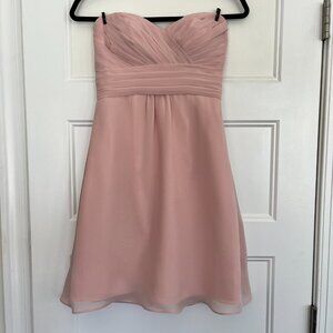 Alexia Designs strapless dress size 2 blush pink